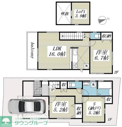 Sumai-to所沢市山口の物件間取画像